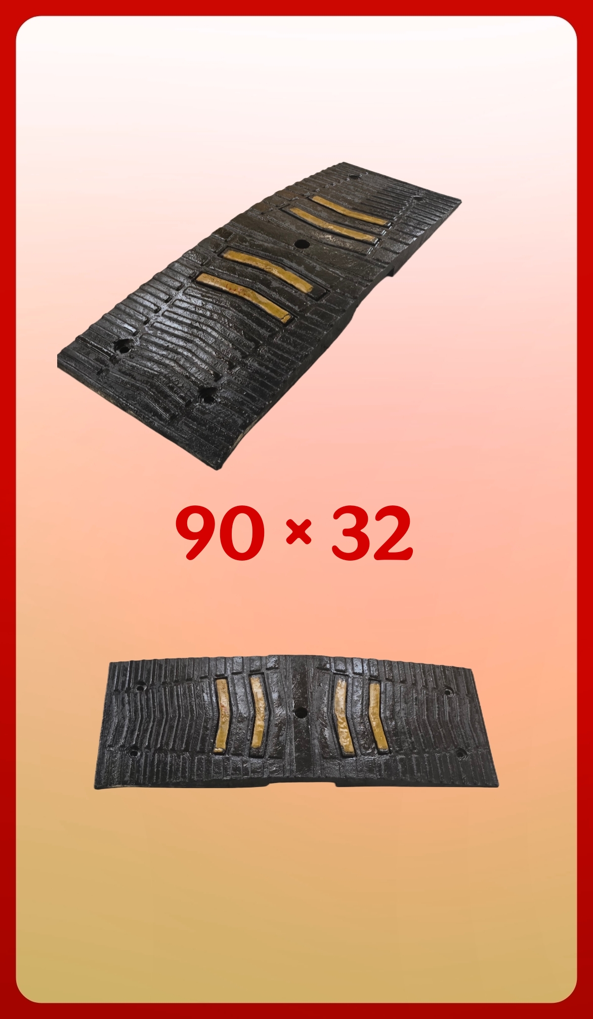 سرعت گیر لاستیکی درسایز های مختلف - تصویر 1