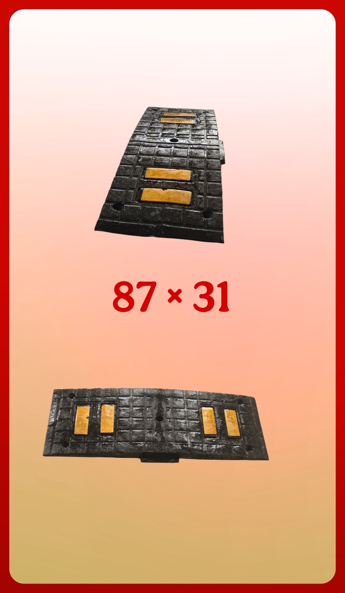 سرعت گیر لاستیکی درسایز های مختلف - تصویر 2